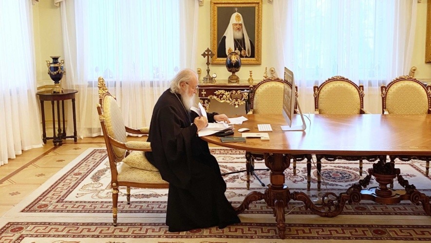 Συνεδρίασε η Ιερά Σύνοδος της Ρωσικής Ορθοδόξου Εκκλησίας - Adologala.gr nea eidiseis ekklisia tis rosias iera synodos ekklisias rosias patriarxeio patriarxis kyrilos