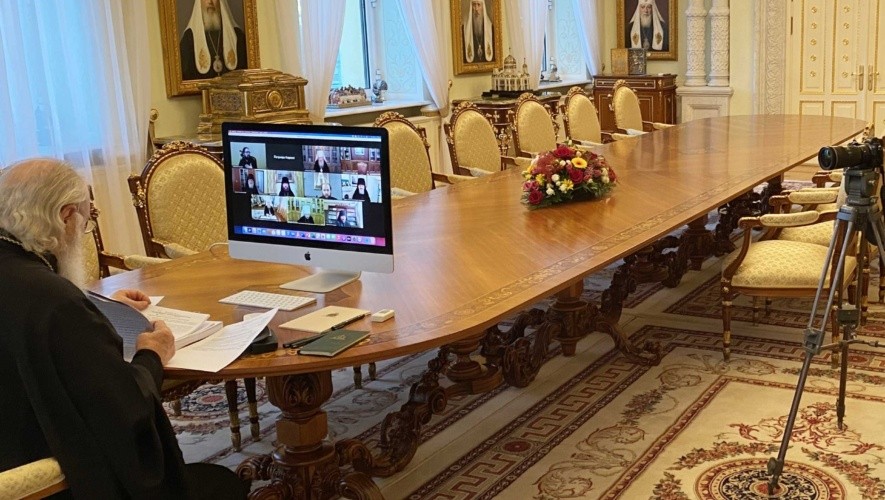 Συνεδρίασε η Ιερά Σύνοδος της Ρωσικής Ορθοδόξου Εκκλησίας - Adologala.gr nea eidiseis ekklisia tis rosias iera synodos ekklisias rosias patriarxeio patriarxis kyrilos