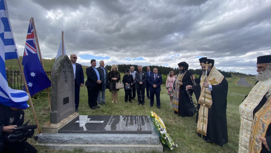 Ο Σεβασμιώτατος Αρχιεπίσκοπος Αυστραλίας κ.κ. Μακάριος τέλεσε Τρισάγιο επί του τάφου του πρωτοπόρου Ελληνοαυστραλού Γκίκα Βούλγαρη
