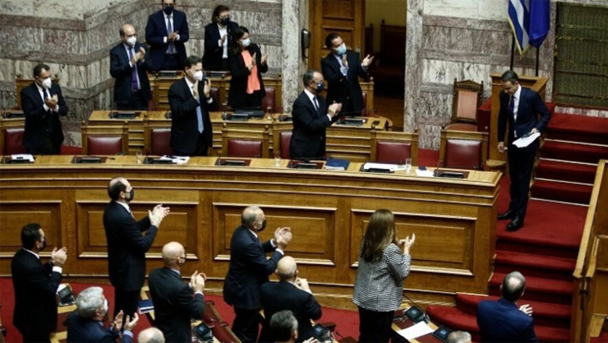 Με 158 ψήφους υπερ κυρώθηκε από την Ολομέλεια της Βουλής των Ελλήνων ο κρατικός προϋπολογισμός του 2021 adologala.gr