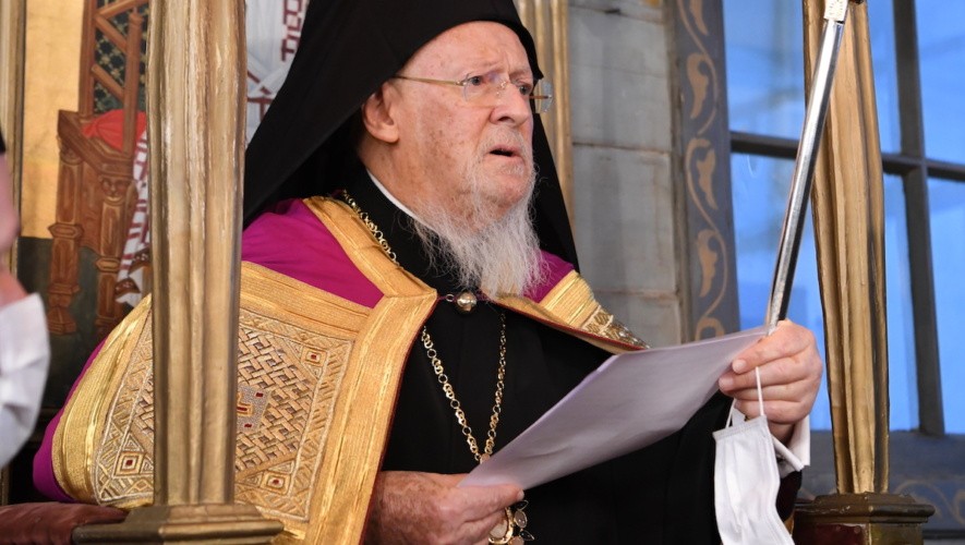 Ο Οικουμενικός Πατριάρχης στην πανηγυρίζουσα Ι. Πατριαρχική και Σταυροπηγιακή Σκήτη του Αγίου Σπυρίδωνος στην Χάλκη των Πριγκηποννήσων