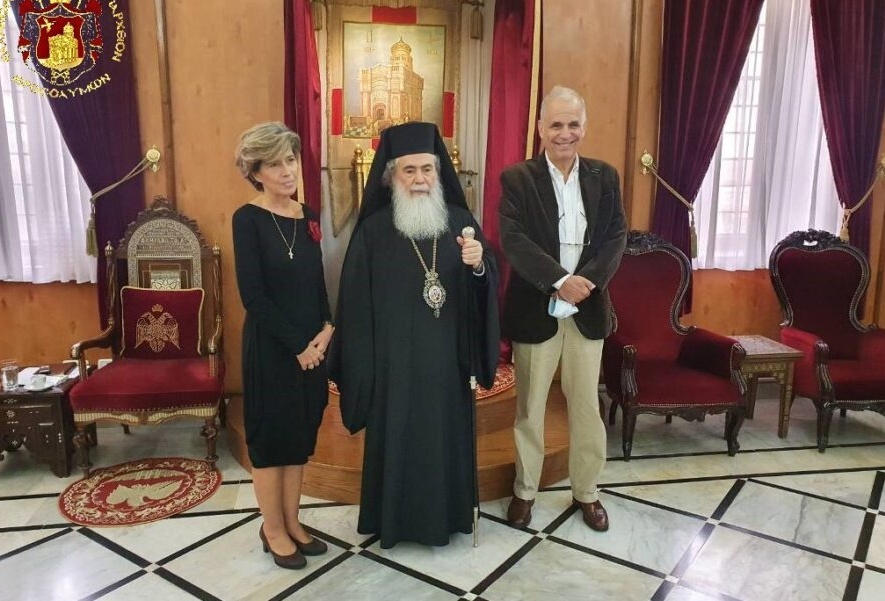 Ο ΠΡΕΣΒΥΣ ΤΗΣ ΕΛΛΑΔΟΣ ΕΙΣ ΤΟ ΙΣΡΑΗΛ ΕΠΕΣΚΕΦΘΗ ΤΟ ΠΑΤΡΙΑΡΧΕΙΟΝ adologala αδολογαλα αδολο γαλα