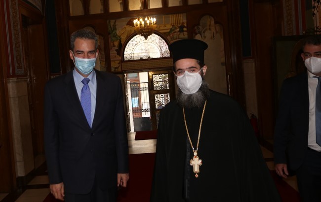 Ο υφυπουργός Παιδείας Άγγελος Συρίγος επισκέφθηκε τον Αρχιεπίσκοπο Ιερώνυμο 