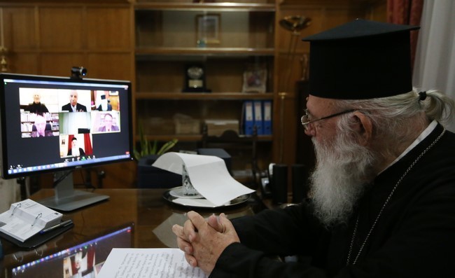 Ο Αρχιεπίσκοπος στην εκδήλωση για τη συμβολή της Βοιωτικής Εκκλησίας στην Επανάσταση