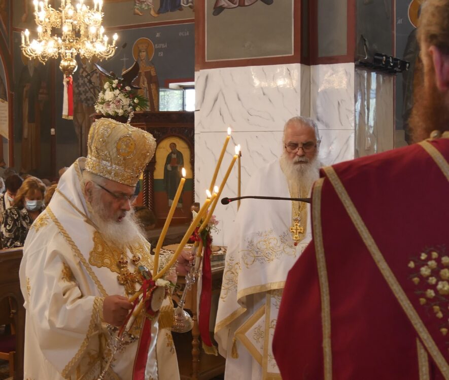 Ο Μητροπολίτης Εδέσσης κ.κ. Ιωήλ στην Ιερά Πανήγυρη του Αγίου Γεωργίου στα Γιαννιτσά