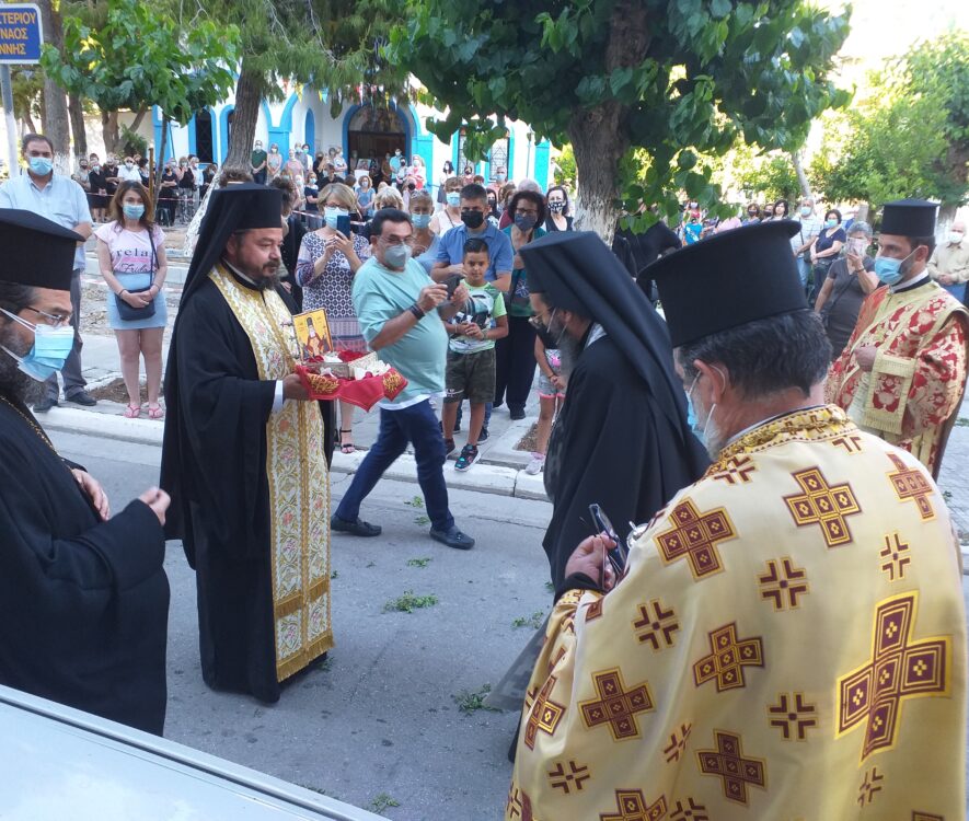 ieros naos agias annis peristeriou - lofos aksiomatikon - ypodoxi ieron leipsanon - ioynios 2021