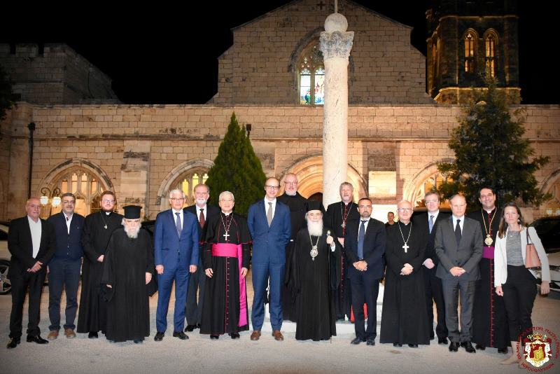 Δείπνο από τους Αρχηγούς των Τοπικών Εκκλησιών των Ιεροσολύμων στους Πρόξενους της Ιερουσαλήμ - Adologala.gr