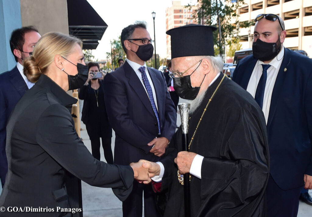Επίσκεψη Οικουμενικού Πατριάρχη στις ΗΠΑ  Με δείπνο από τον Μερκούριο Αγγελιάδη έκλεισε η 27η Οκτωβρίου 2021