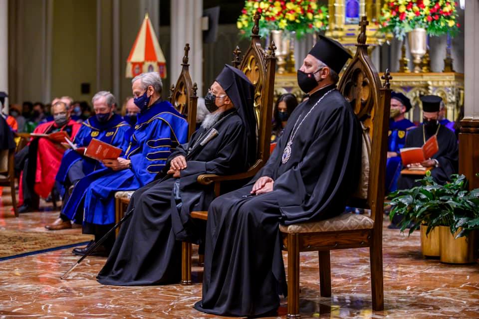 To Πανεπιστήμιο Notre Dame απένειμε τον τιμητικό τίτλο Διδάκτωρ των Νομικών στον Οικουμενικό Πατριάρχη 