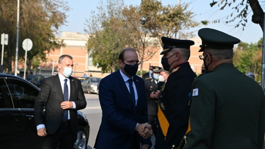 Στην Στρατιωτική Παρέλαση για την Επέτειο της 28ης Οκτωβρίου 1940 στη Θεσσαλονίκη συμμετείχε ο Αρχηγού της Εθνικής Φρουράς