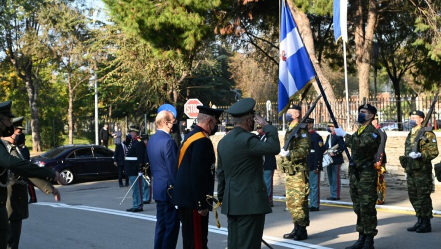 Στην Στρατιωτική Παρέλαση για την Επέτειο της 28ης Οκτωβρίου 1940 στη Θεσσαλονίκη συμμετείχε ο Αρχηγού της Εθνικής Φρουράς