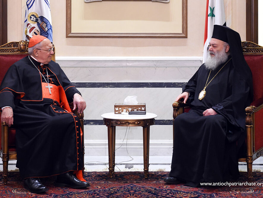 Συνάντηση Πατριάρχη Αντιοχείας με τον Καρδινάλιο Λεονάρντο Σάντρι