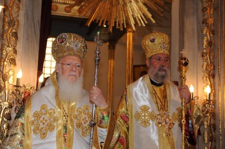 Χαιρετισμός του Αρχιεπισκόπου Κύπρου για τα 30έτη Πατριαρχικής διακονίας του Κωνσταντινουπόλεως κ.κ. Βαρθολομαίου