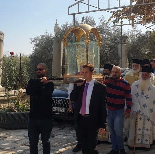 Η Εορτή του Αγίου Νεοιερομάρτυρος Φιλούμενου του Αγιοταφίτη στη Σαμάρεια - Adologala.gr