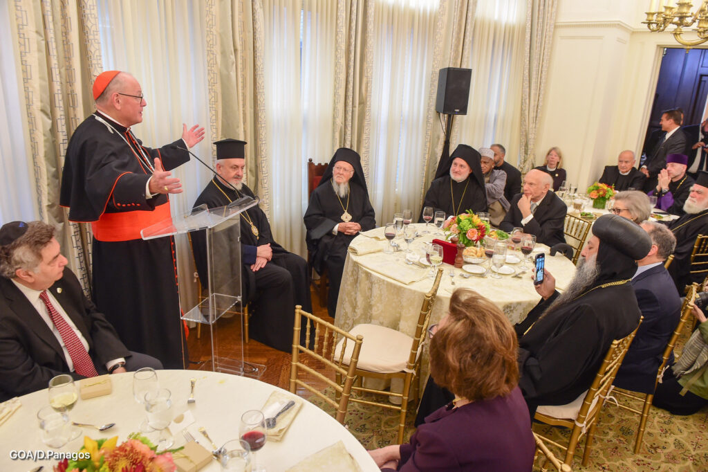 Επίσκεψη Οικουμενικού Πατριάρχη - ΗΠΑ : Σε γεύμα με Θρησκευτικούς Ηγέτες στη Ν. Υόρκη είχε ο Πατριάρχης Βαρθολομαίος 
