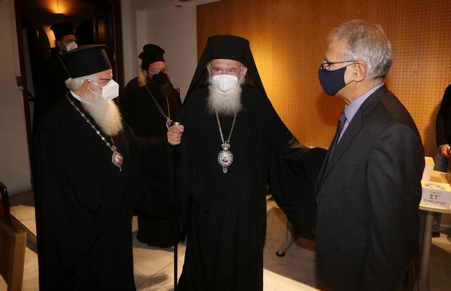 Ο Αρχιεπίσκοπος Ιερώνυμος στην παρουσίαση των δέκα τόμων των Επιστημονικών Συνεδρίων της Εκκλησίας για την Ελληνική Επανάσταση
