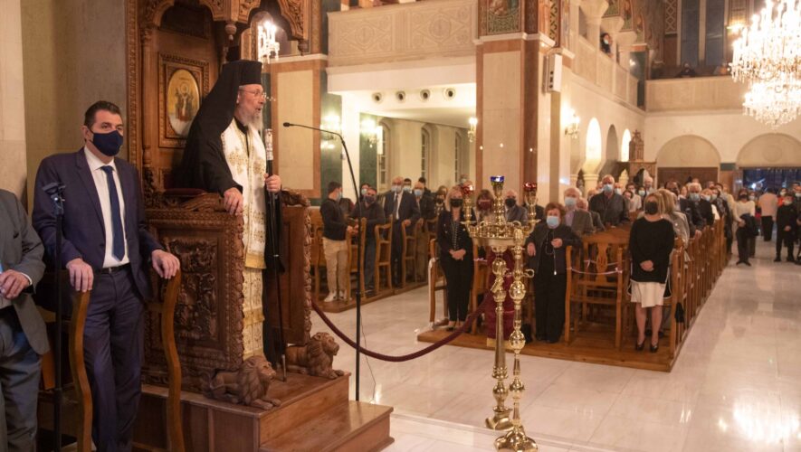 Ο Αρχιεπίσκοπος Κύπρου στον πανηγυρικό Εσπερινό των Αγίων Ομολογητών