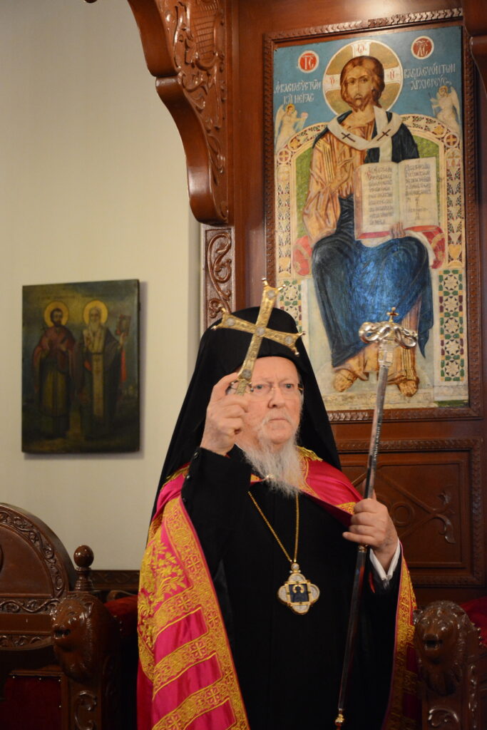 Ο Οικουμενικός Πατριάρχης στον πανηγυρίζοντα Ι. Ναό Αγίου Μηνά Υψωμαθείων