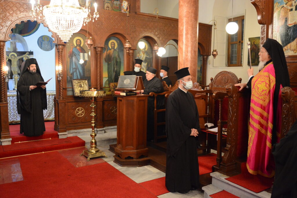 Ο Οικουμενικός Πατριάρχης στον πανηγυρίζοντα Ι. Ναό Αγίου Μηνά Υψωμαθείων