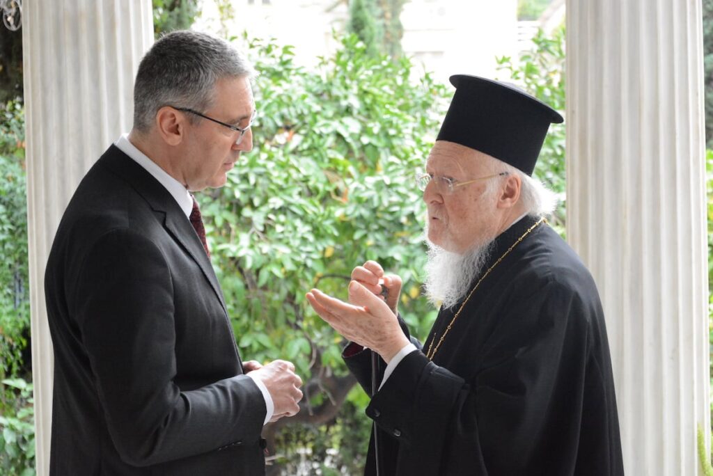 Οικουμενικός - Επίσκεψη Ελλάδα: Συνάντηση του Οικουμενικού Πατριάρχου με τον Πρέσβη της Τουρκίας στην Αθήνα