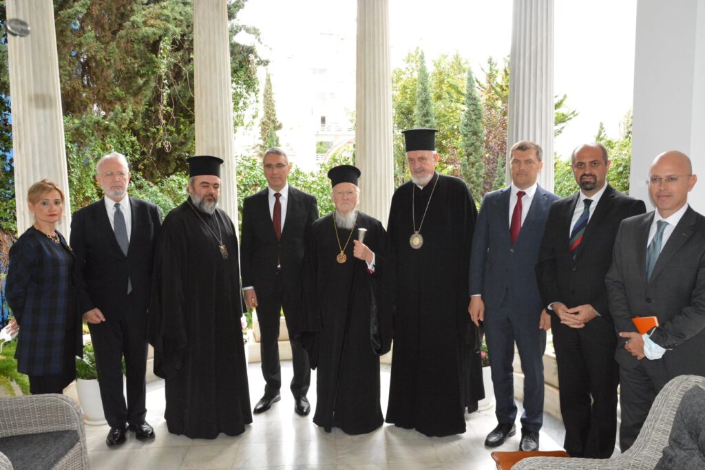 Οικουμενικός - Επίσκεψη Ελλάδα: Συνάντηση του Οικουμενικού Πατριάρχου με τον Πρέσβη της Τουρκίας στην Αθήνα