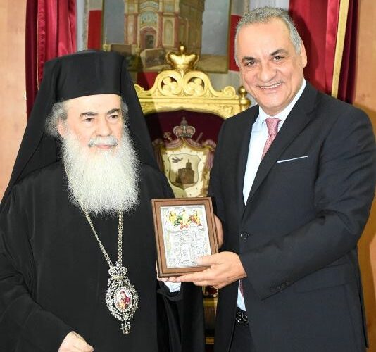 Τον Ευρωβουλευτή Μανώλη Κεφαλογιάννη δέχθηκε ο Πατριάρχης Θεόφιλος