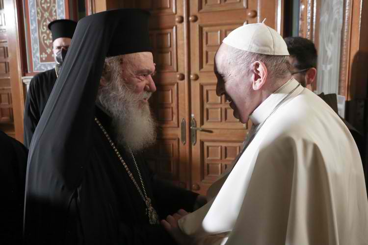 Εθιμοτυπική επίσκεψη του Πάπα στον Αρχιεπίσκοπο 1