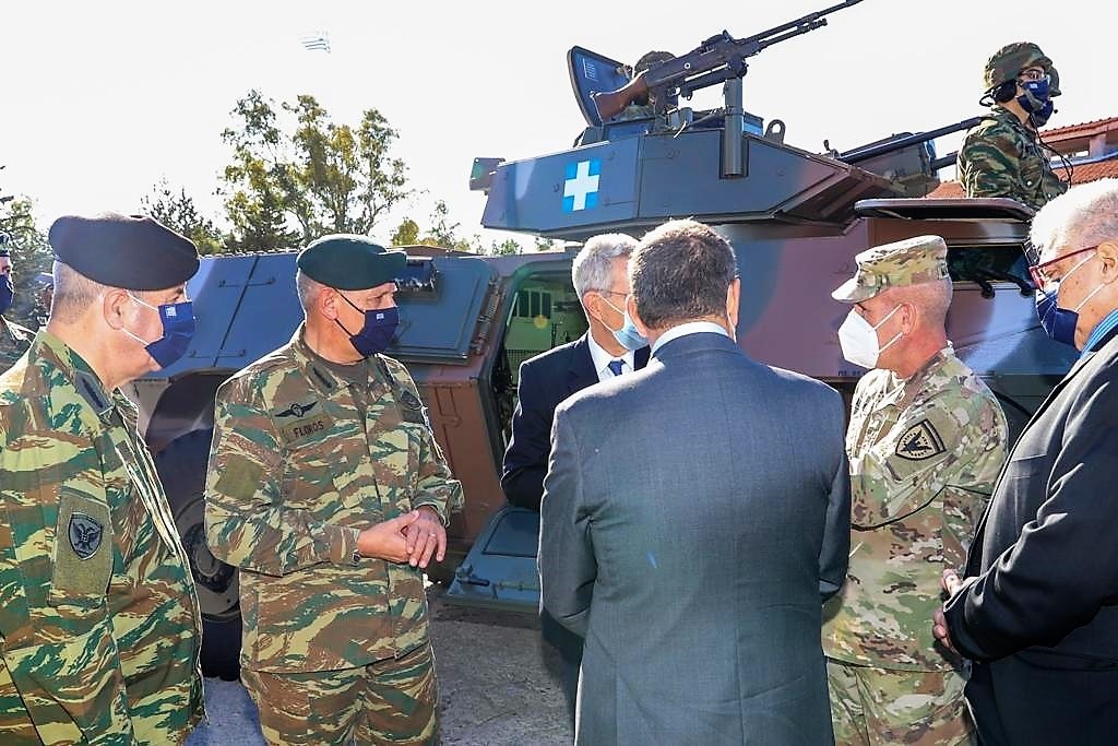 Ενίσχυση των Ελληνικών Ενόπλων Δυνάμεων με Τεθωρακισμένα από τις Η.Π.Α. - Η τελετή παραλαβής (Εικόνες)