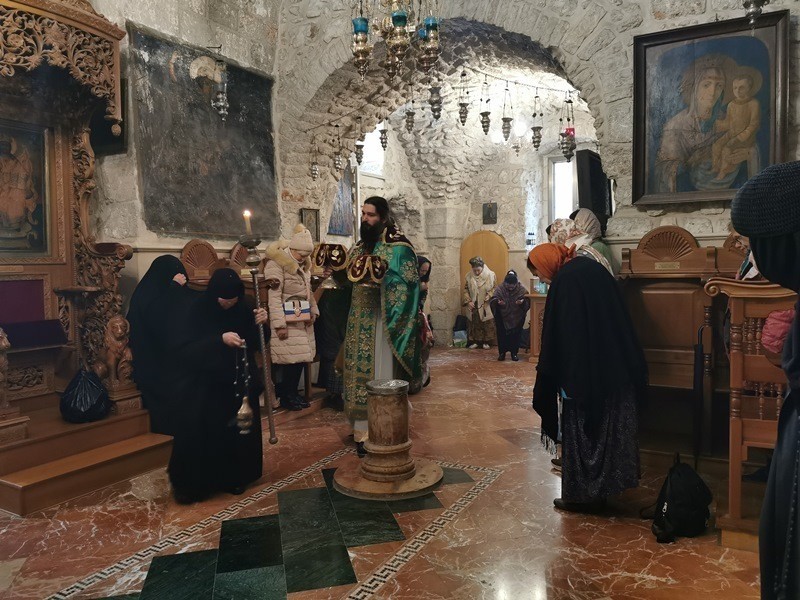 Άγιοι Τόποι: Η εορτή του Αγίου Σάββα του Ηγιασμένου στην Ι.Μ. Αρχαγγέλων 