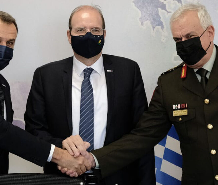 Κοινό Ανακοινωθέν της 1ης Τριμερής Συνάντησης μεταξύ των Υπουργών Άμυνας Κύπρου, Ελλάδας & Ιορδανίας
