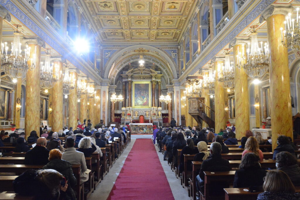 Ο Οικουμενικός Πατριάρχης στην τελετή εγκατάστασης του Επισκόπου Massimiliano Palinuro