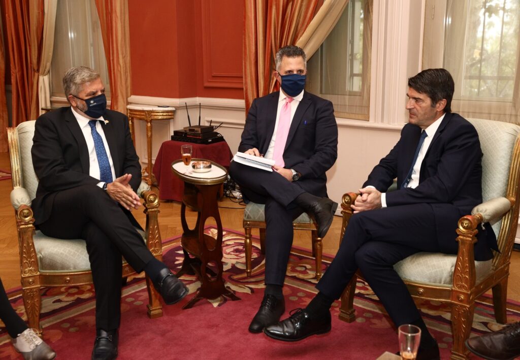 Συνάντηση του Περιφερειάρχη Αττικής με τον Γάλλο Πρέσβη Patrick Maisonnave - Adologala.gr
