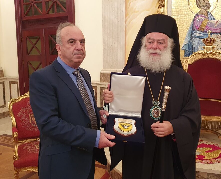 Τον Υπαρχηγό της Ε.Φ. και τον Γενικό Γραμματέα του Συμβουλίου των Εκκλησιών Μ. Ανατολής δέχθηκε ο Πατριάρχης Θεόδωρος
