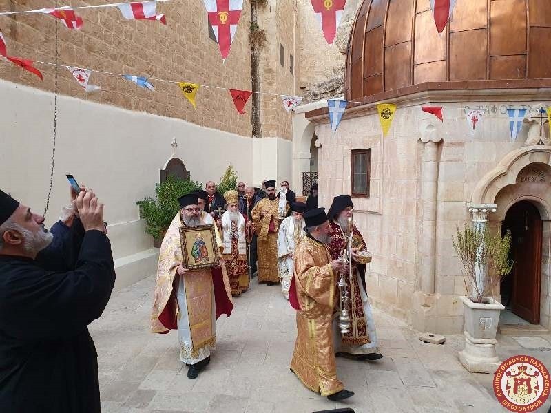 Τριήμεροι εορτασμοί του Αγίου Σάββα του Ηγιασμένου στη Λαύρα του Οσίου στην Έρημο της Ιουδαίας 