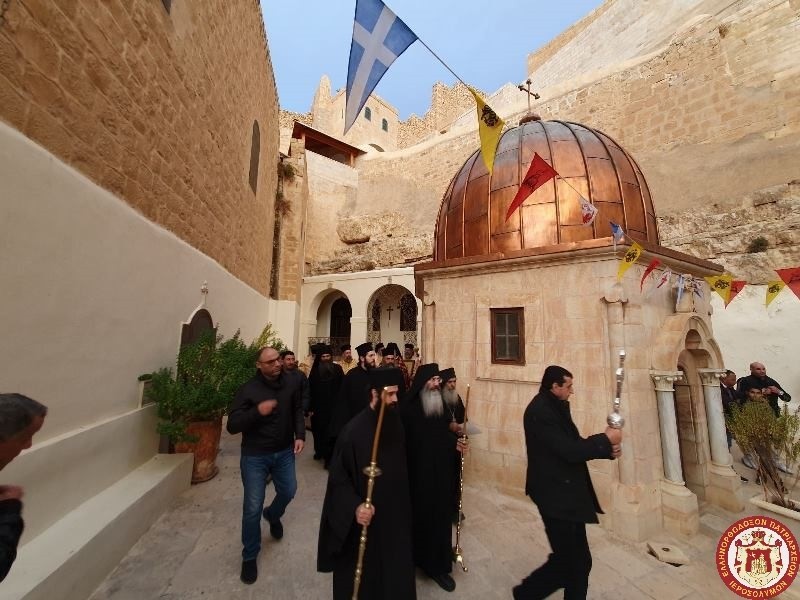 Τριήμεροι εορτασμοί του Αγίου Σάββα του Ηγιασμένου στη Λαύρα του Οσίου στην Έρημο της Ιουδαίας 