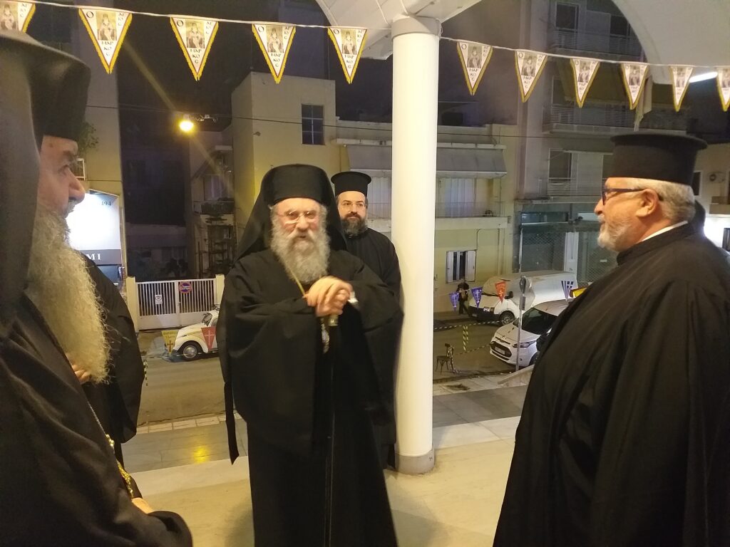 Εσπερινός του Αγίου Μάρκου του Ευγενικού στα Κάτω Πατήσια 