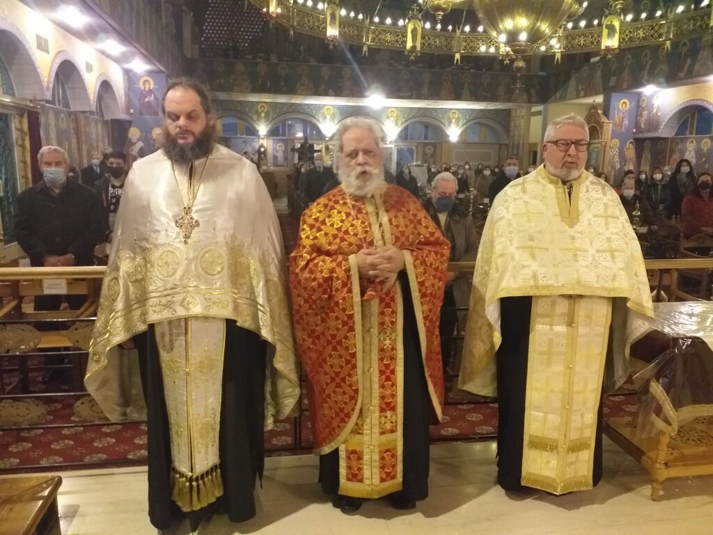 Εσπερινός του Αγίου Μάρκου του Ευγενικού στα Κάτω Πατήσια 