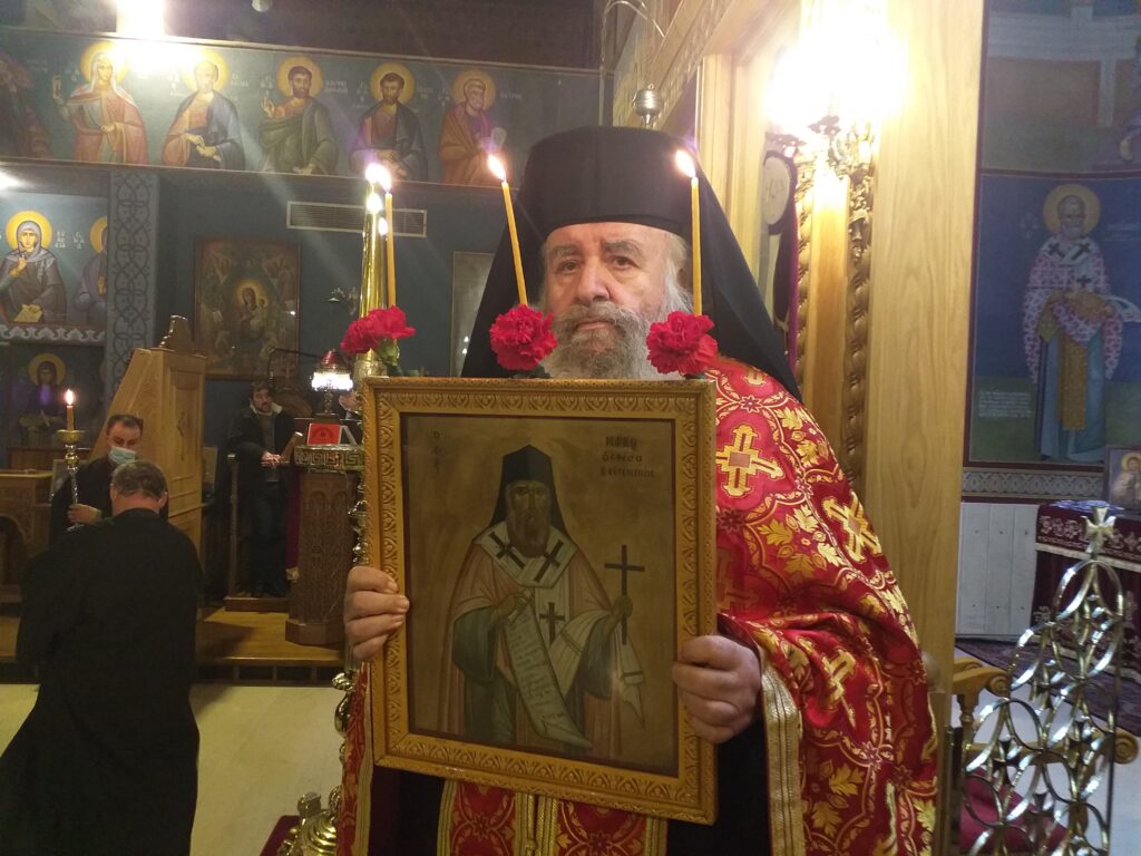 Εσπερινός του Αγίου Μάρκου του Ευγενικού στα Κάτω Πατήσια 