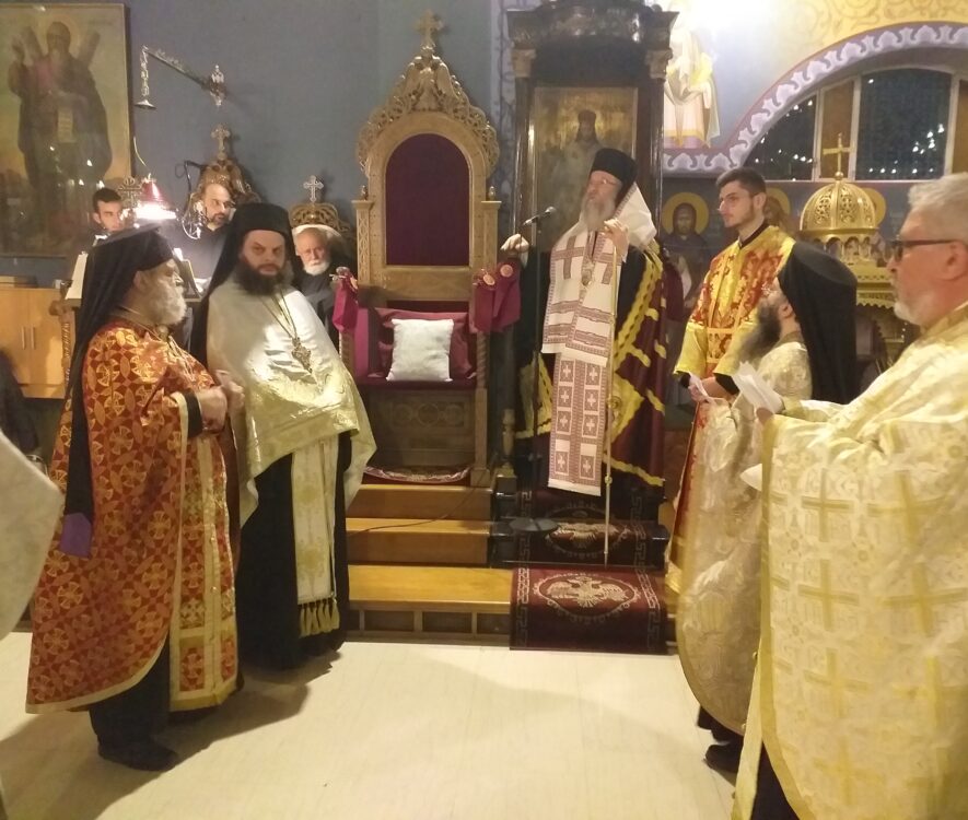 Εσπερινός του Αγίου Μάρκου του Ευγενικού στα Κάτω Πατήσια