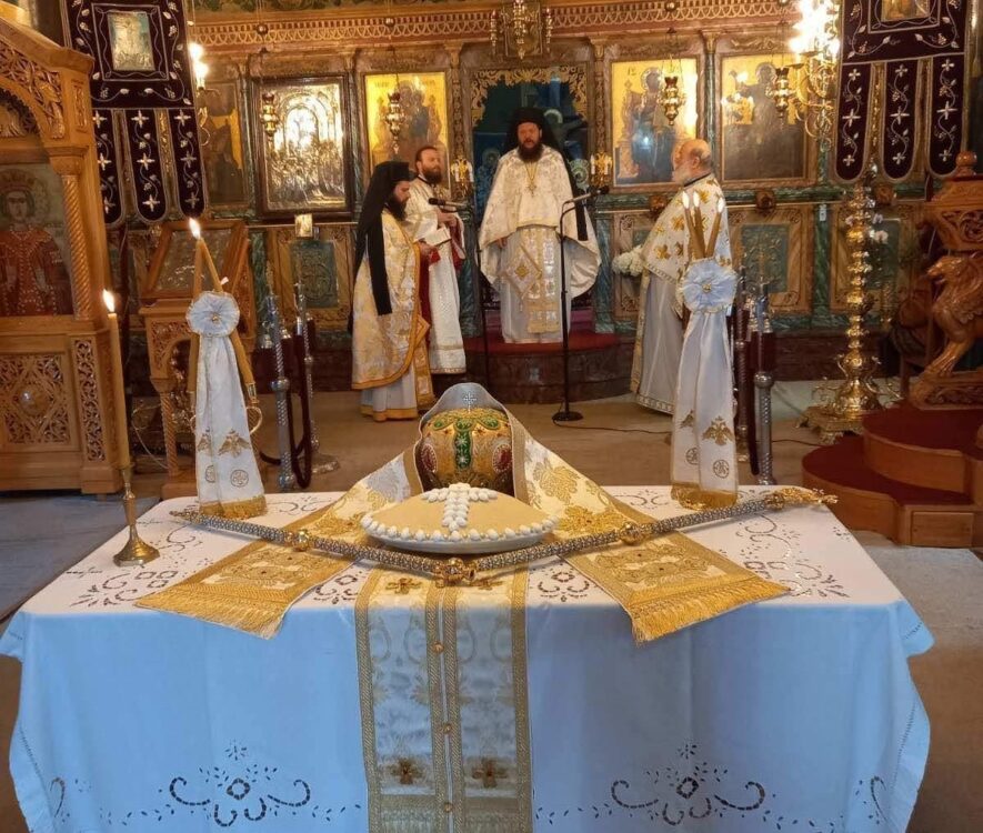 Η εορτή του Αγίου Νεοφύτου στα Φύλλα Χαλκίδας - Ιερό Μνημόσυνο του Εθνεγέρτη Επισκόπου Ευβοίας Νεόφυτου Αδάμ