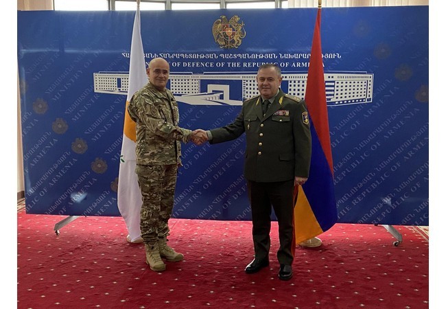 Επίσημη επίσκεψη του Αρχηγού της Εθνικής Φρουράς στην Αρμενία 1