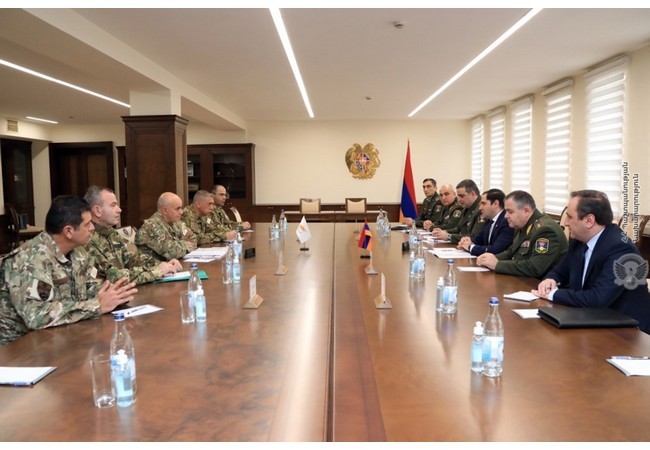 Επίσημη επίσκεψη του Αρχηγού της Εθνικής Φρουράς στην Αρμενία 1