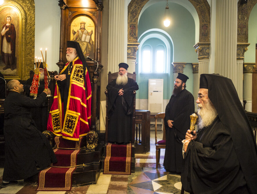 Κάϊρο Πατριαρχική Θεία Λειτουργία για την Εορτή των Τριών Ιεραρχών 1
