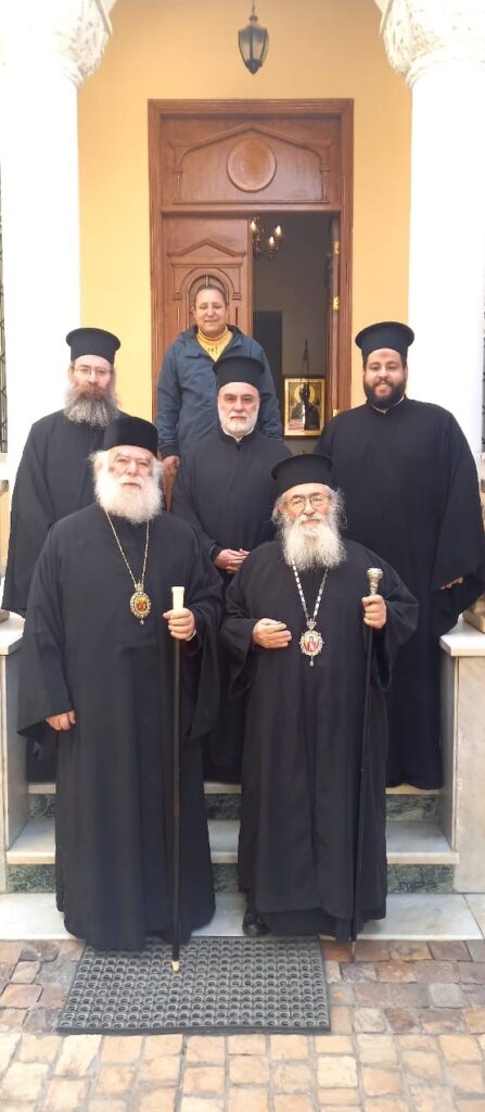 ΣΥΝΑΝΤΗΣΗ ΤΟΥ ΠΑΤΡΙΑΡΧΗ ΑΛΕΞΑΝΔΡΕΙΑΣ Κ. ΘΕΟΔΩΡΟΥ ΜΕ ΤΟΝ ΑΡΧΙΕΠΙΣΚΟΠΟ ΣΙΝΑ Κ. ΔΑΜΙΑΝΟ