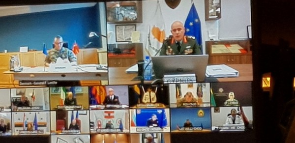 Συμμετοχή Αρχηγού Εθνικής Φρουράς στη Σύνοδο της Στρατιωτικής Επιτροπής της Ευρωπαϊκής Ένωσης