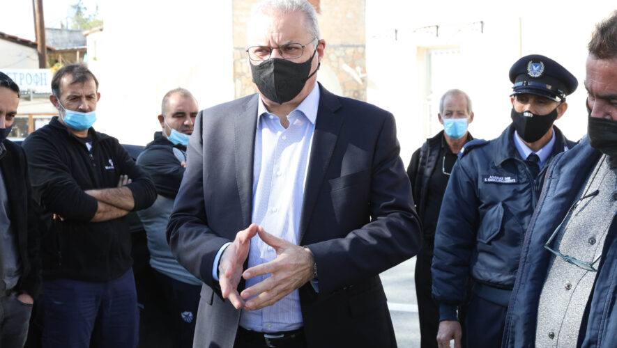 O Υπουργός Εσωτερικών επισκέφθηκε την Κοινότητα της Αυδήμου
