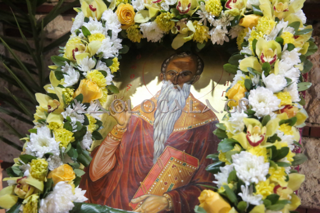 Μέγας Εσπερινός Αγίου Ιερομάρτυρος Χαραλάμπους στη Καστέλλα του Πειραιά
