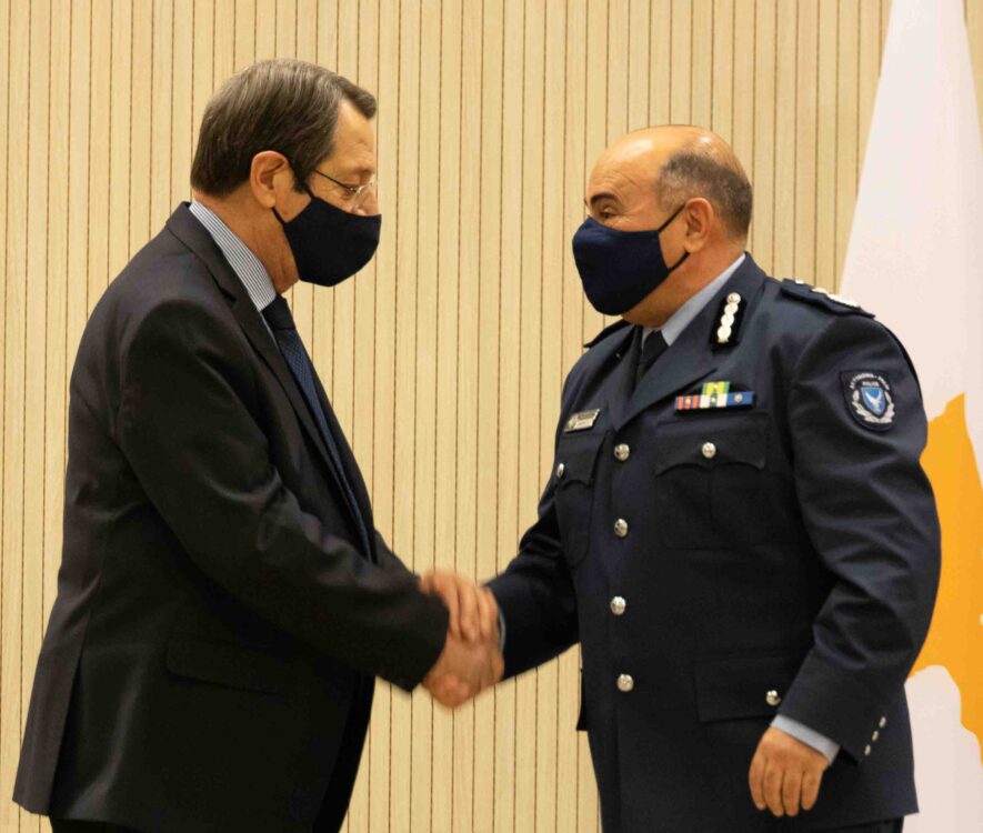 Πραγματοποιήθηκε η τελετή διαβεβαίωσης του Νέου Υπαρχηγού της Αστυνομίας, στο Προεδρικό Μέγαρο