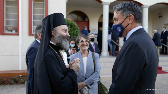 έναρξη εργασιών του Αυστραλιανού Κοινοβουλίου από τον Αρχιεπίσκοπο Αυστραλίας Μακάριο (1)