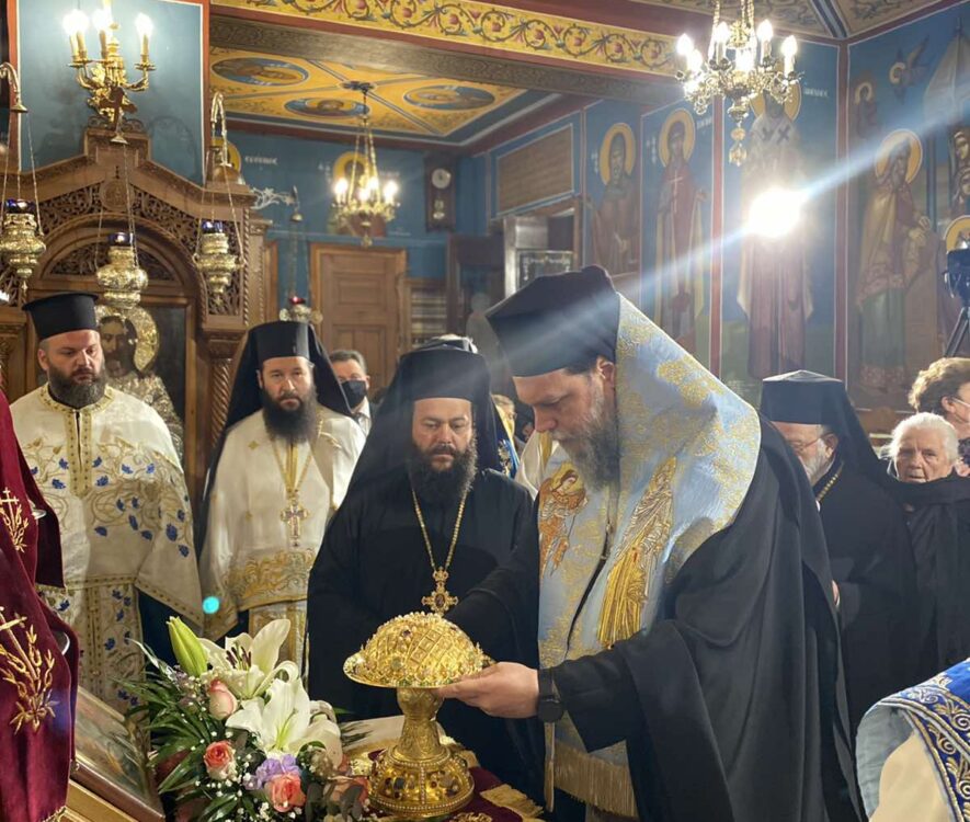 Η υποδοχή του Τιμίου Λειψάνου της Αγίας Ελένης στη Ν. Ιωνία